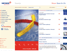 Tablet Screenshot of messer.si