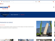 Tablet Screenshot of messer.dk